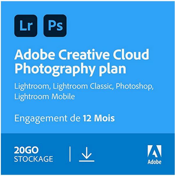 Adobe Creative Cloud Photography plan
